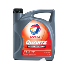 Total Quartz 5000, 15W40 Diesel Engine Oil, 3.5L