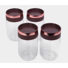 Stackable Plastic Container - 500 ml X 4