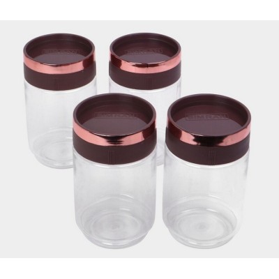 Stackable Plastic Container - 500 ml X 4