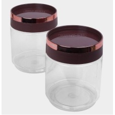Stackable Plastic Container - 1.5 l X 2
