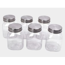 Plastic Container, Set of 6 - 300 ml X 6