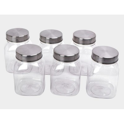 Plastic Container, Set of 6 - 300 ml X 6