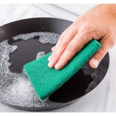 Scrub Pad, Green, 10x7.5 cm