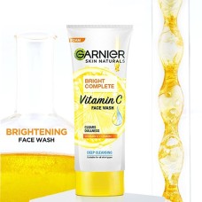 Garnier Bright Complete Vitamin C Face Wash, 100g