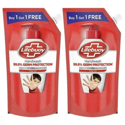 Lifebuoy Handwash Refill 675ml (Buy 1 Get 1 Free)