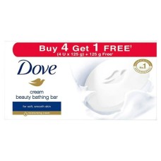 Dove Cream Beauty Soap 125 g (Buy 4 Get 1 Free) 